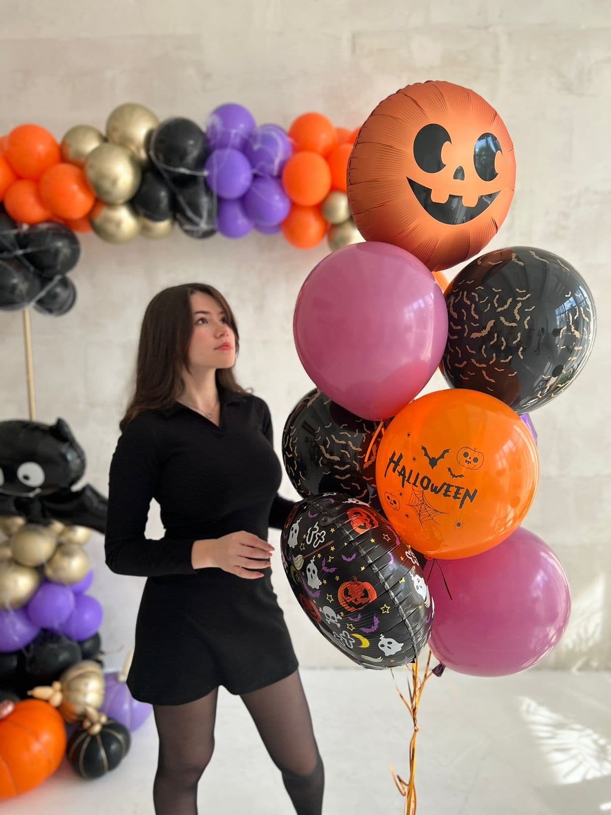 Фонтан из Шаров «Тыква Джек»