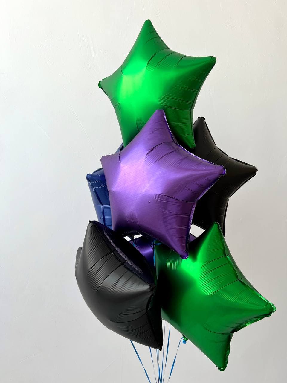 Фонтан из шаров «Звездный Сатин»
