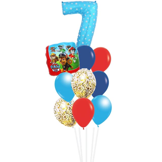 Фонтан с цифрой "Щенячий Патруль" Фонтан с цифрой "Щенячий Патруль"