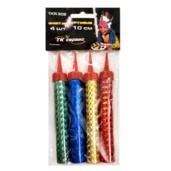 Фонтан TRK309 4 шт/уп Цветное пламя 10 см