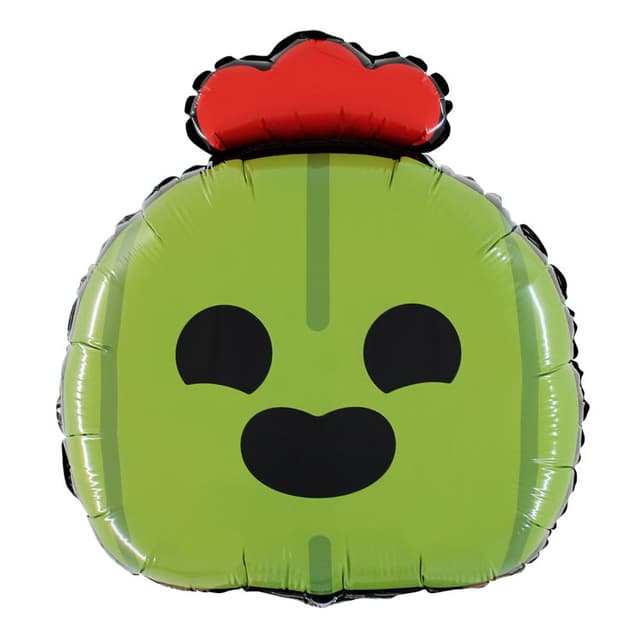 G Шар (22"/56см) Фигура, Бравл Старс, Спайк G Шар (22"/56см) Фигура, Бравл Старс, Спайк