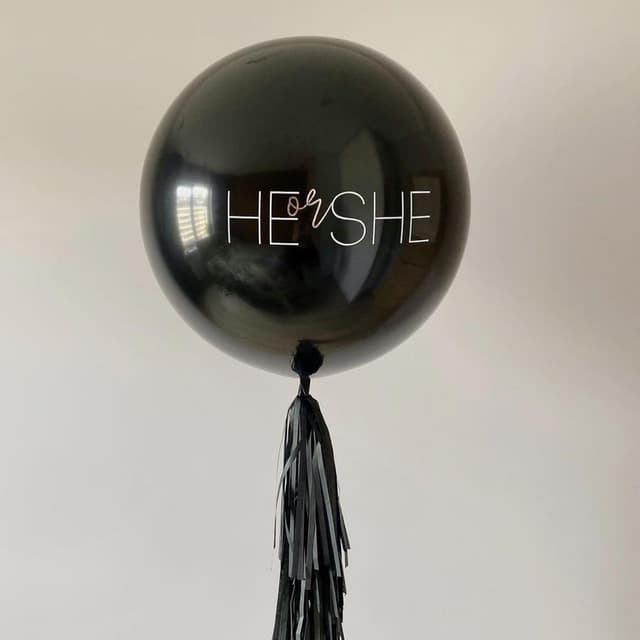 Гендер шар «Black» Гендер шар «Black»