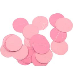 Гирлянда Круги микс,розовый и нежно-розовый /1шт /2,1м