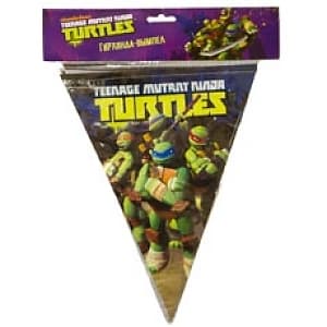Гирлянда-вымпел Черапашки-Ниндзя 360 см/А Гирлянда-вымпел Черапашки-Ниндзя 360 см/А