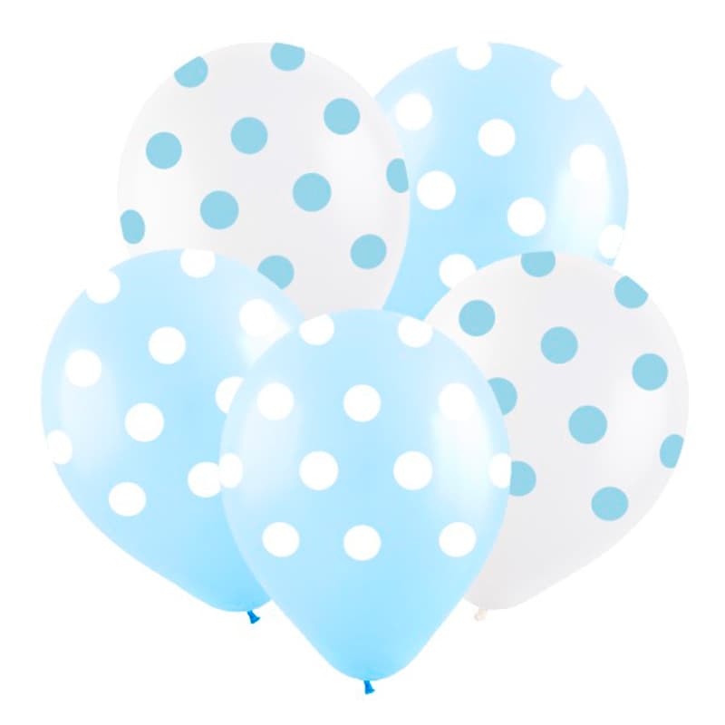 К 12 / 30 см Горох Голубой, Голубой Пастель, 5 ст.