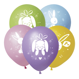 К 12/30 см Счастливые зайцы , Ассорти Пастель 2 ст