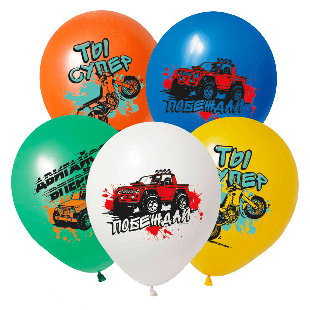 К 12/30 см Внедорожники, Ассорти Пастель 2 ст.