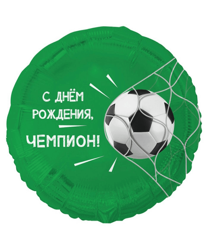 К 18/45 см С ДР ЧЕМПИОН ФУТБОЛЬНЫЙ МЯЧ