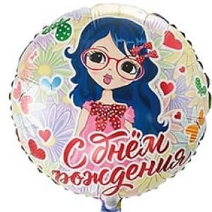 К 18" Рус ДР Девочка с бантиком