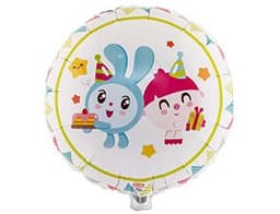 К 18" РУС Малышарики Флажки/ 45 см