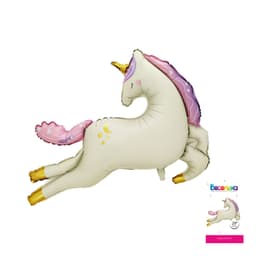 К 29/ 73 см Единорог нежный сатин / Unicorn