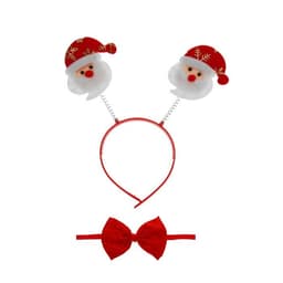 Карнавальный набор "Дед Мороз", 2 предмета: ободок, бабочка