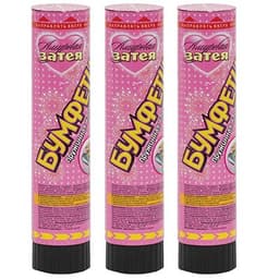 Хлопушка Бумфети 20см серпант.сердце