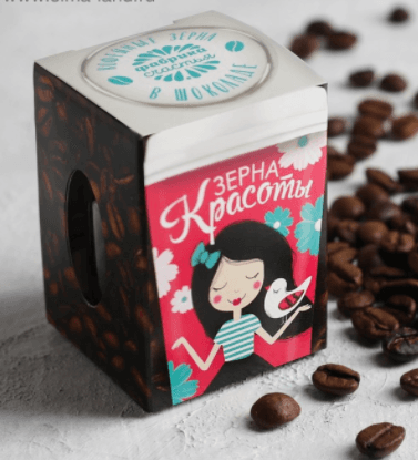 Кофейные зёрна в шоколаде «Зёрна красоты», 30 г