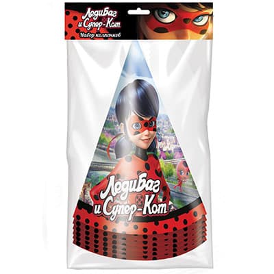 Колпачок Леди Баг и Супер-Кот(Леди Баг)/6шт