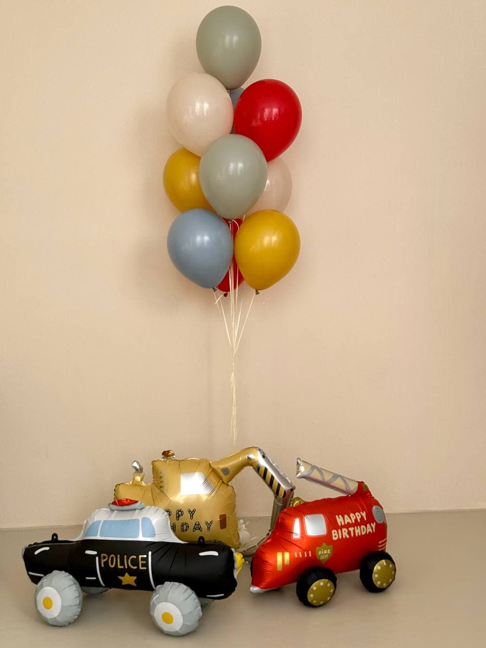 Композиция из шаров «Авто транспорт»