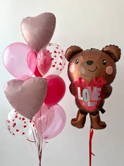 Композиция из шаров «Bear love»