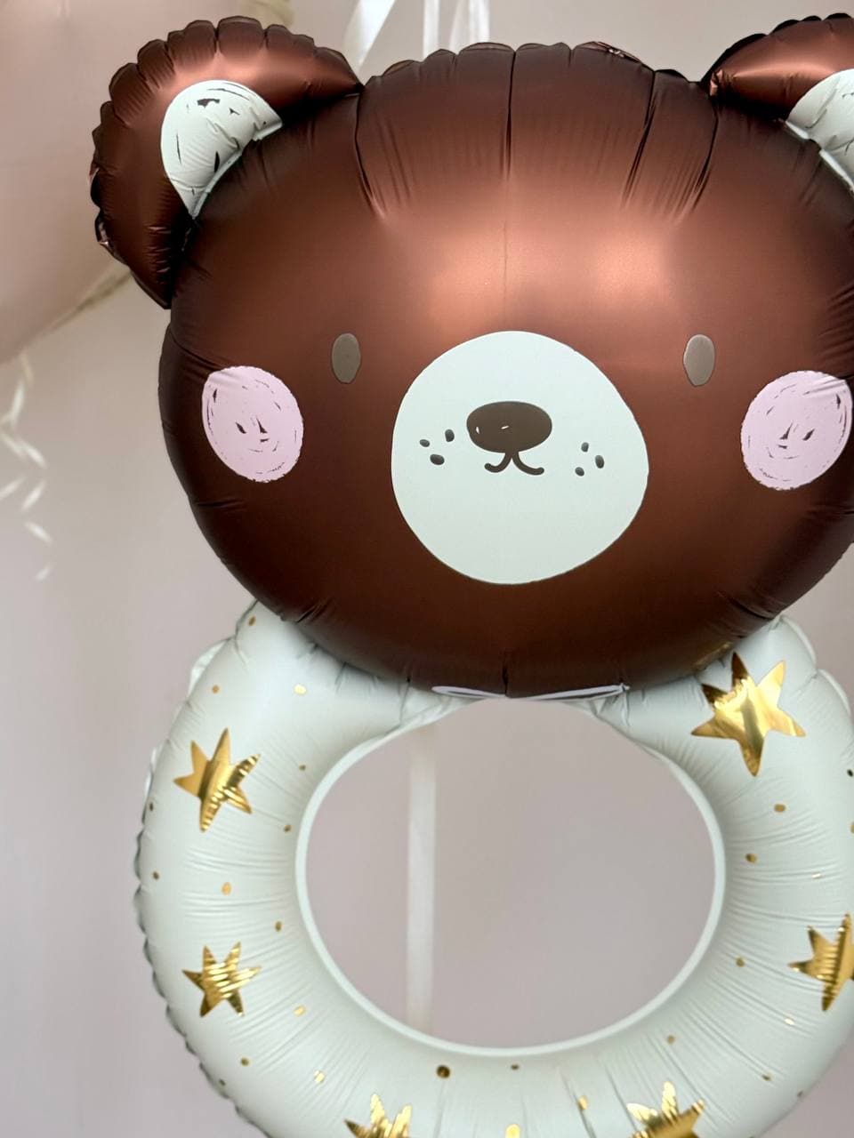 Композиция из шаров «Бежевая мама»