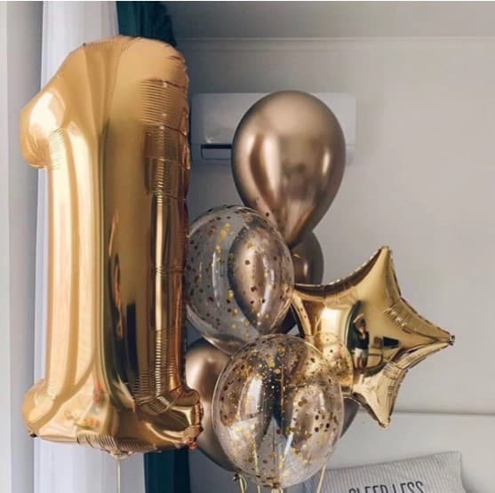 Композиция из шаров «Золотой»