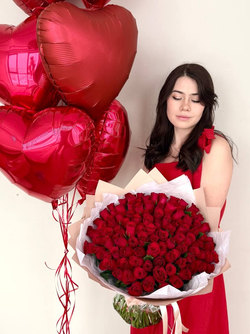 Композиция из шаров « Комбо 14 февраля»