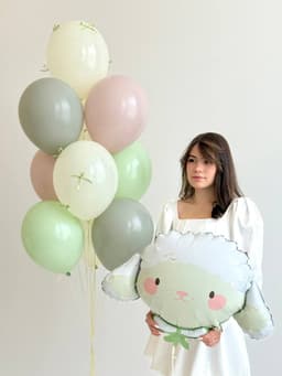 Композиция из шаров «Овечка»