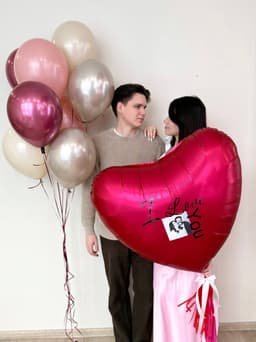 Композиция из шаров « Любовь похожая на сон»