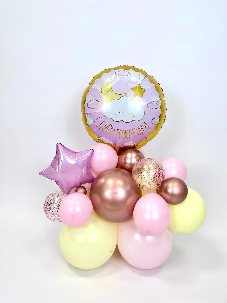 Композиция из Шаров с воздухом «Детские грезы»