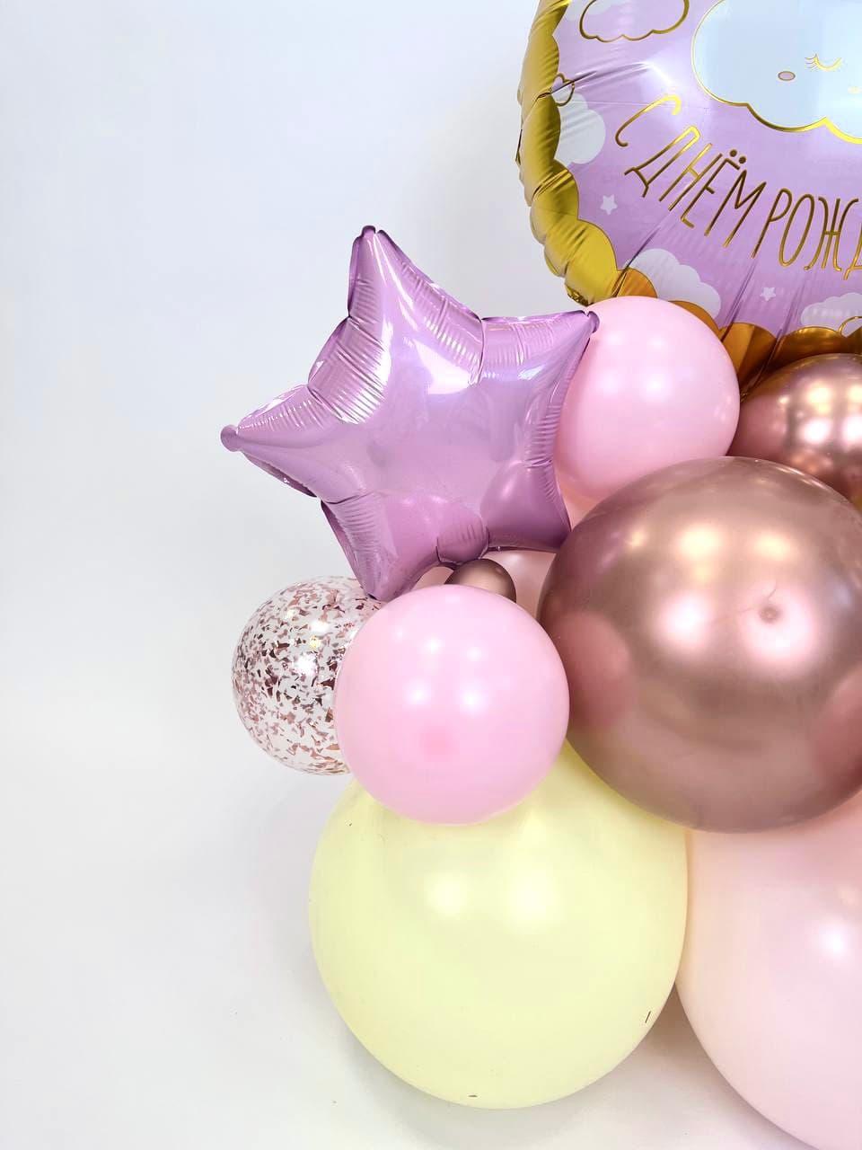 Композиция из Шаров с воздухом «Детские грезы»