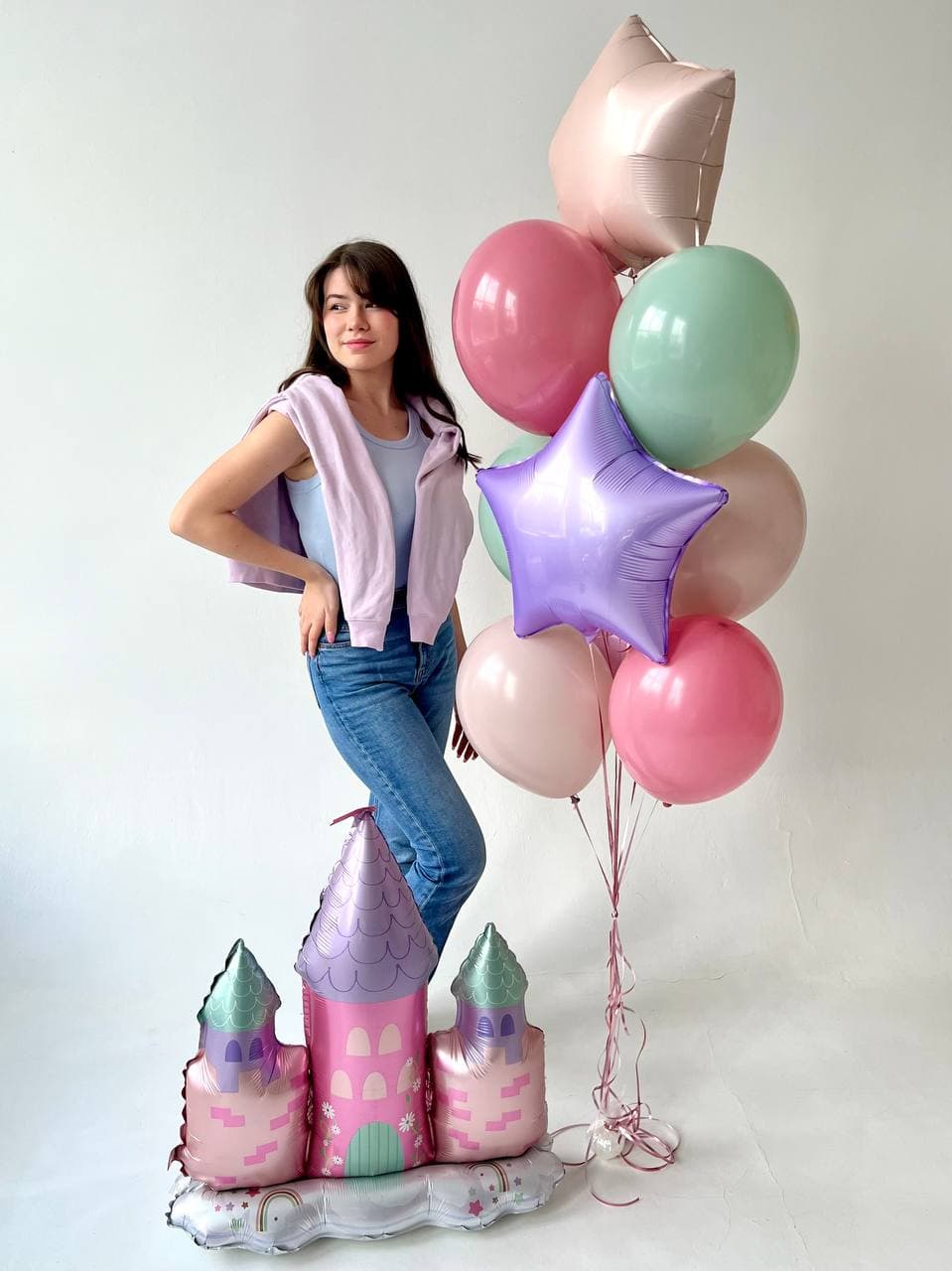 Композиция из шаров «Сказочный замок»