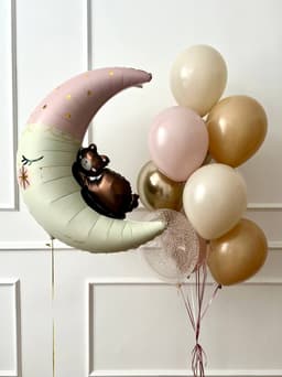 Композиция из шаров «Выписка S девочка»