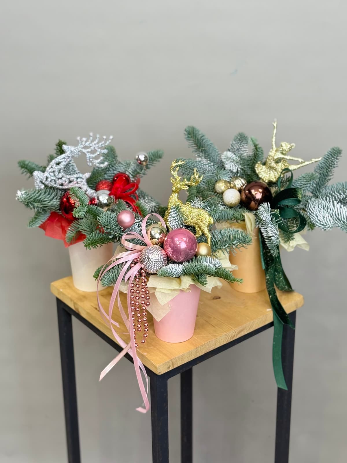 Композиция "Розовое золото" в стаканчике