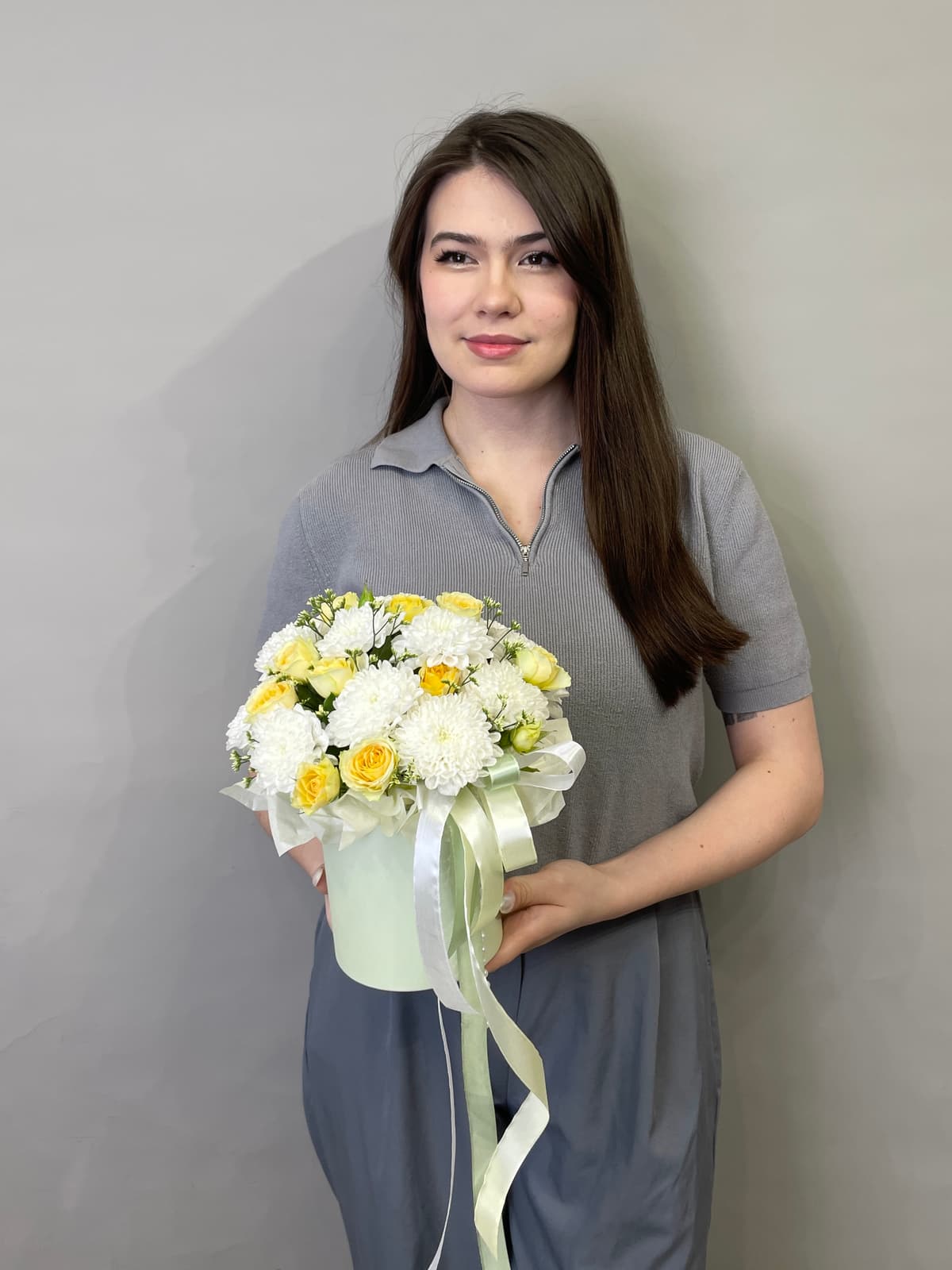 Композиция в коробке "Солнце" M