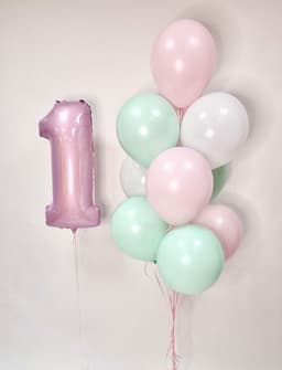 Композиция из шаров "Нежные оттенки"