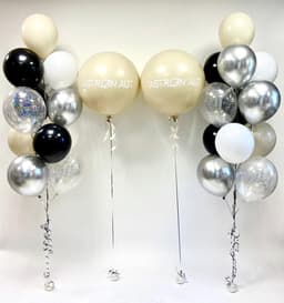 Композиция из шаров "Белый песок"