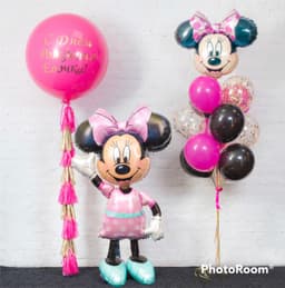 Композиция из шаров "Большая Минни Маус"