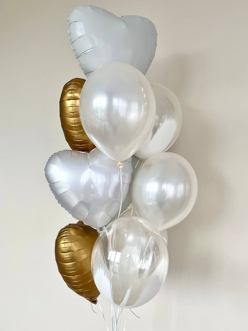 Композиция из шаров «Невеста» (белый)