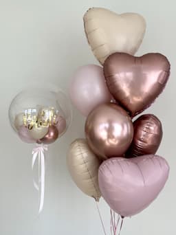 Композиция из шаров «Bride в розовом»