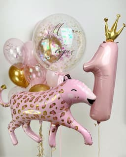 Композиция из шаров "Годик принцессе"