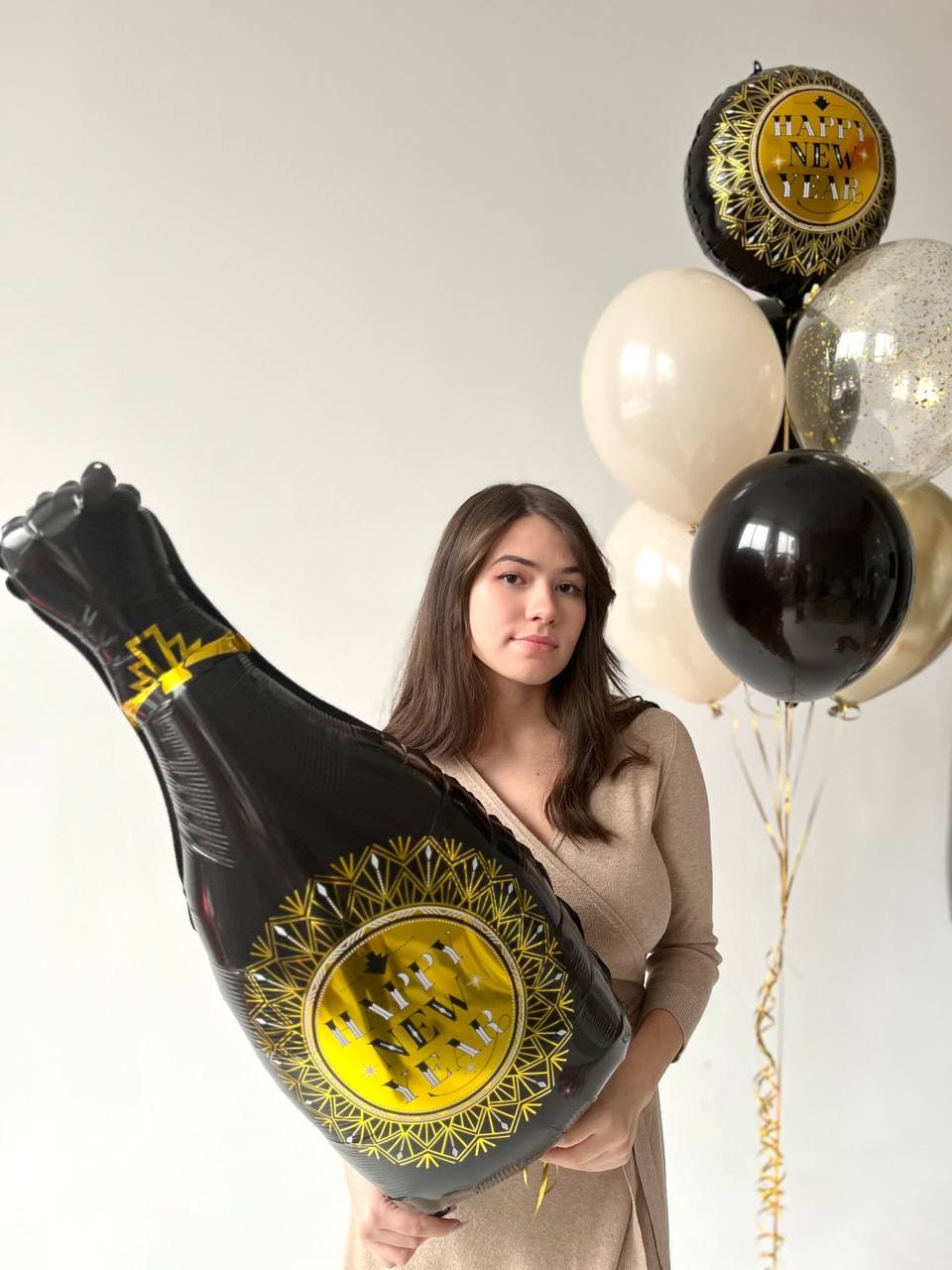 Композиция из шаров «С Новым Годом!»