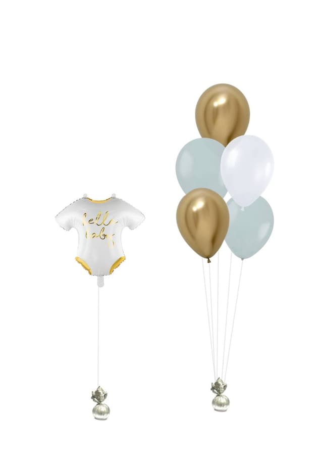 Композиция из шаров «Hello baby» Композиция из шаров «Hello baby»