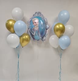 Композиция из шаров "Холодное сердце"