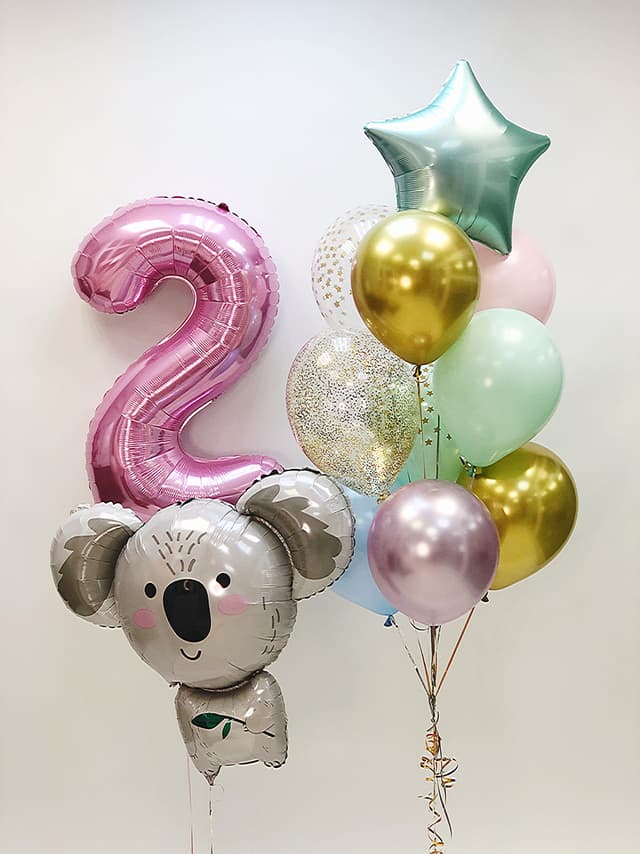 Композиция из шаров "Коала малышка" Композиция из шаров "Коала малышка"