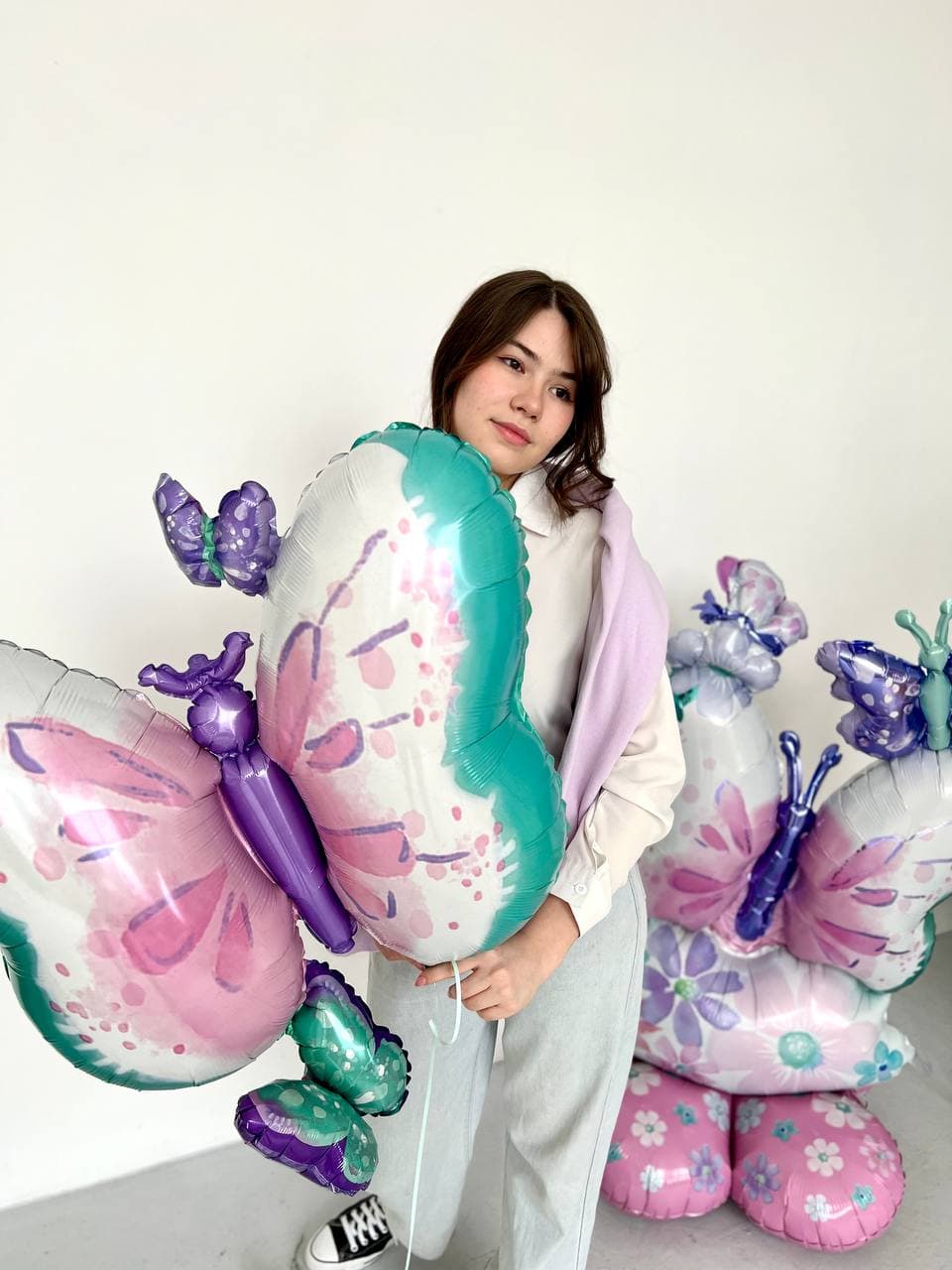 Композиция из шаров «Лети бабочка»