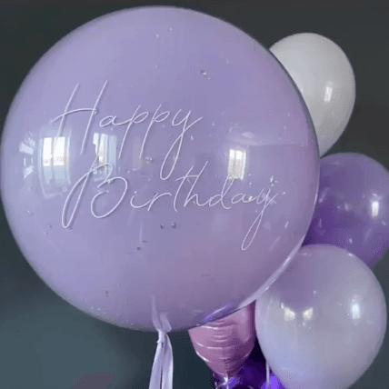 Композиция из шаров "Lilac and Purple" Композиция из шаров "Lilac and Purple"