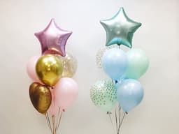 Композиция из шаров "Мальчик и Девочка"