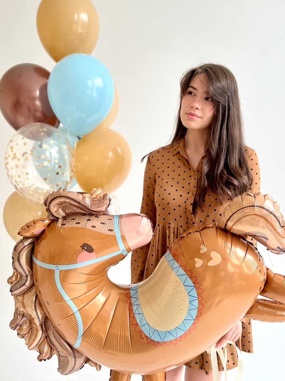 Композиция из шаров «Маленькая лошадка»