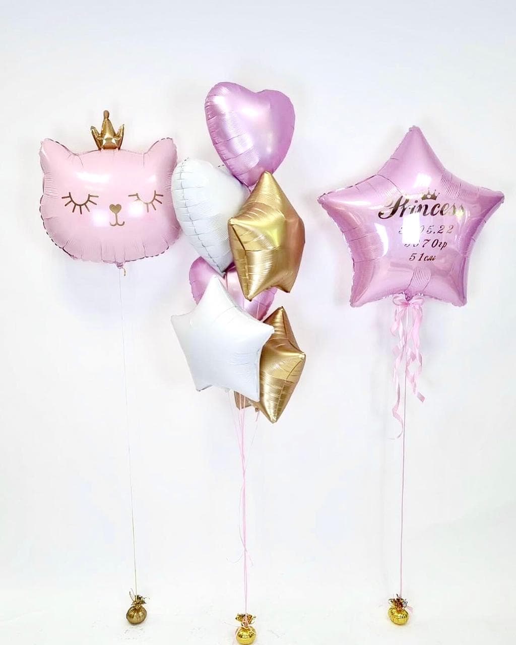 Композиция из шаров "Маленькая Принцесса"