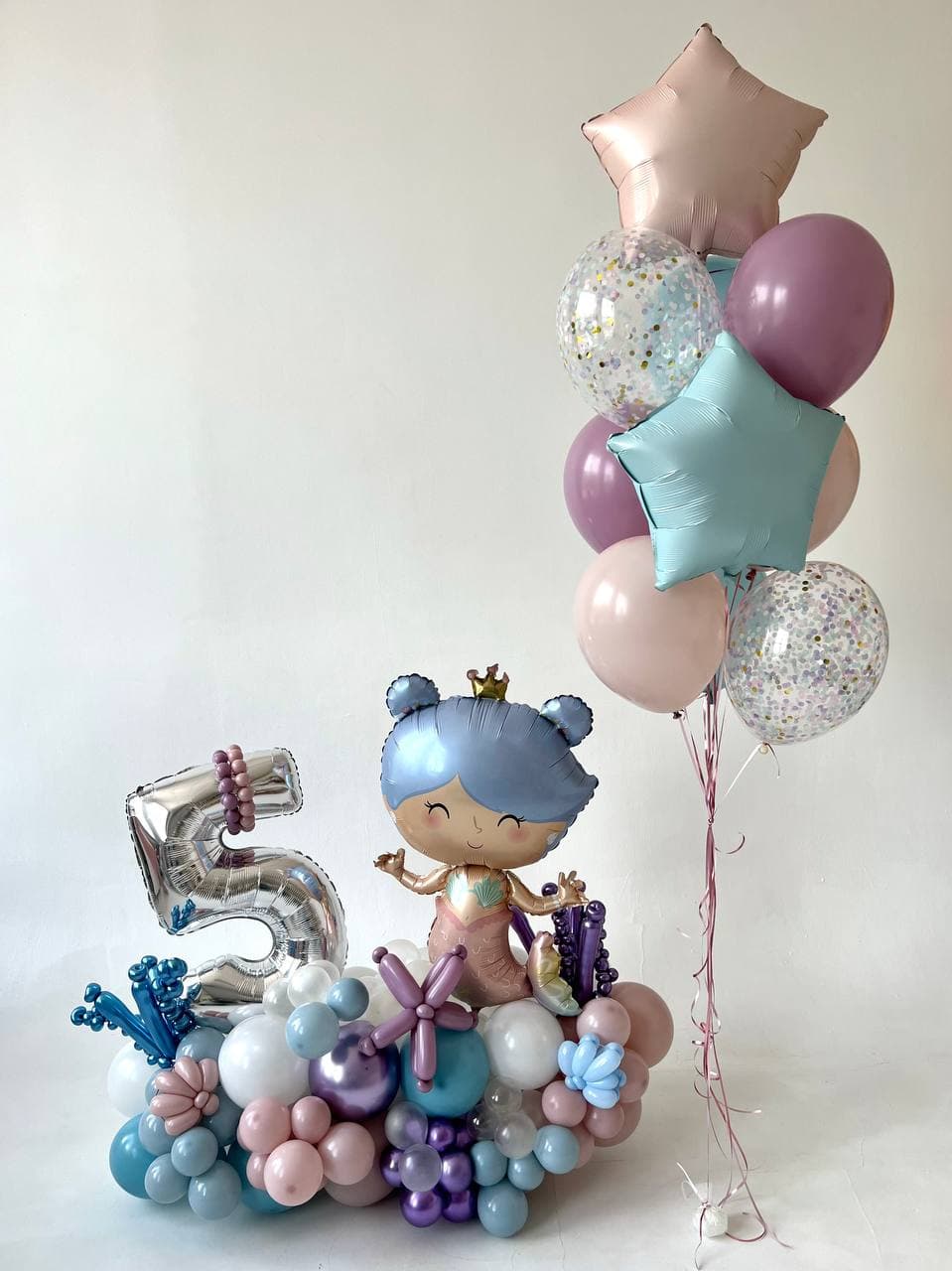 Композиция из шаров «Маленькая русалочка»