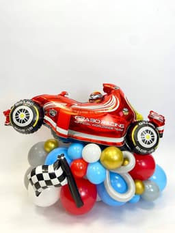 Композиция из Шаров «Машинка гоночная»