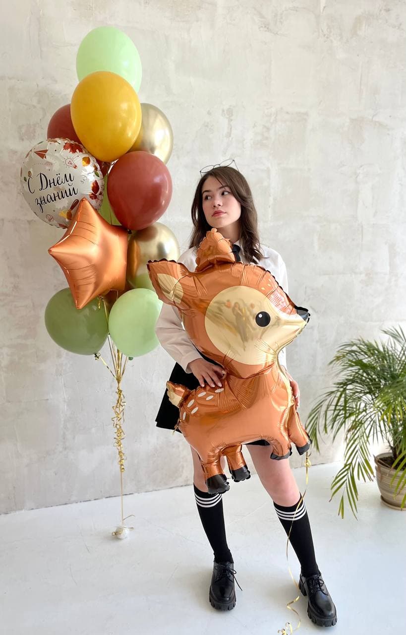 Композиция из шаров "Милый оленёнок"